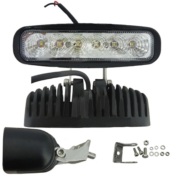 Aftermarket LED186 Rectangle LED Cab Light 1260 Lumens w Adjustable Mount ELJ50-0354 - main